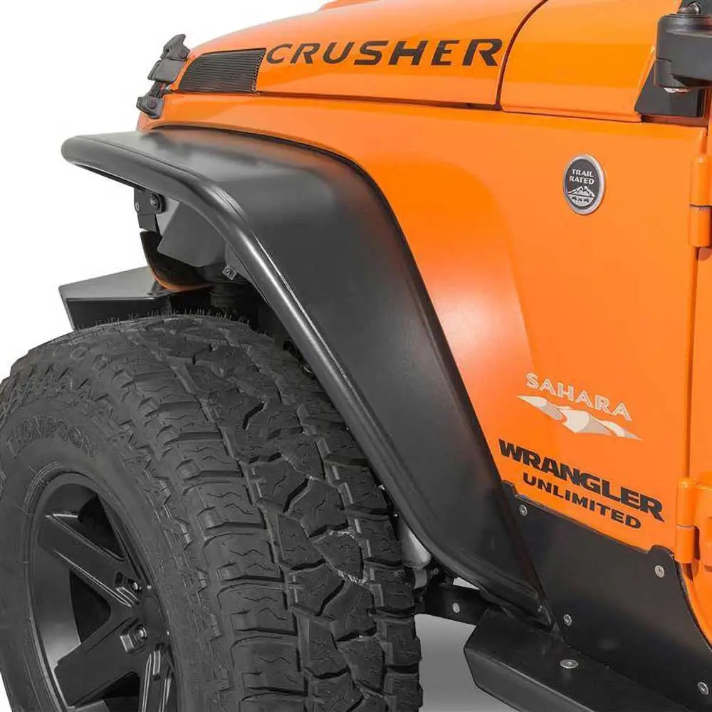 Jeep Wrangler Jk 4 d 07-18 Stålfarge Foran Standardbredde Poison Spyder Crusher