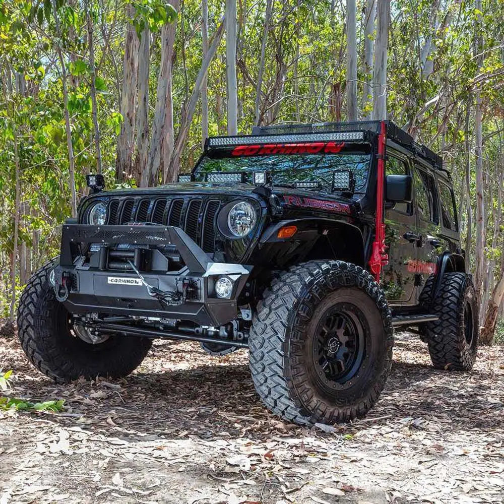 Jeep Wrangler Jk 4 d 07-18 Stubbet Foran Støtfanger av Go Rhino Trailline