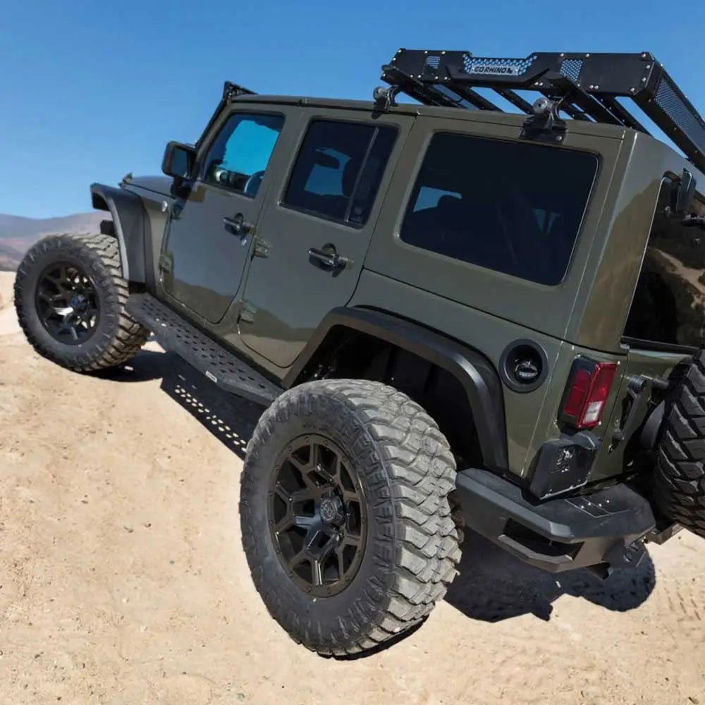 Jeep Wrangler Jk 4 d 07-18 Trinnsiderør Bedliner Go Rhino Rb20