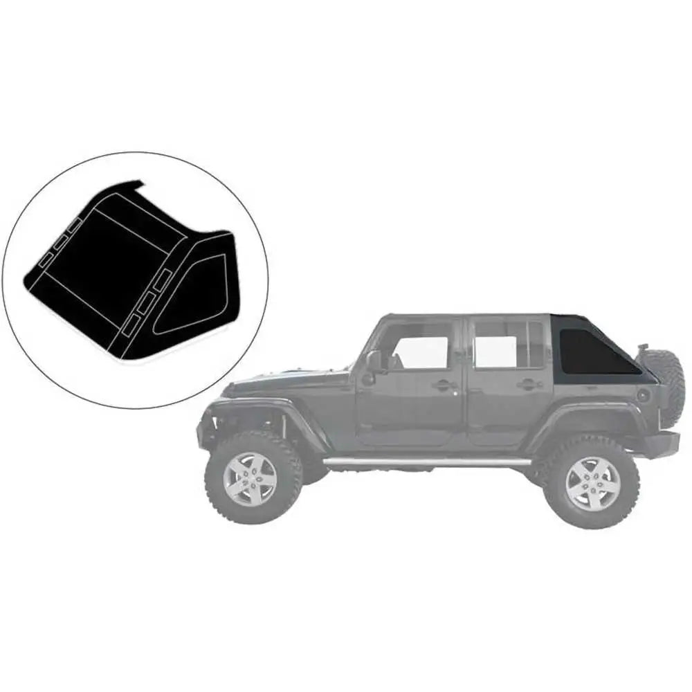 Jeep Wrangler Jl 4 d 18- Bagasjelokk Fastback med Suntop-vinduer