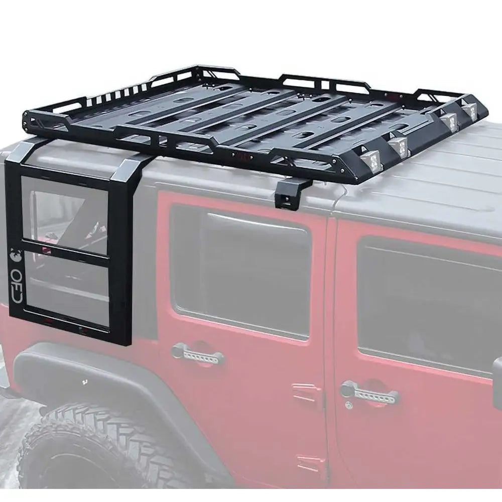 Jeep Wrangler Jl 4 d 18- Takstativ med Stigtrinn