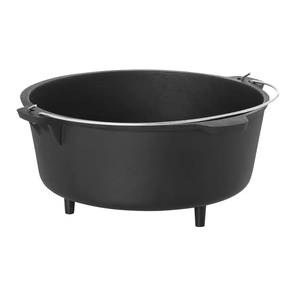 Jernkjele Gryte i Støpejern 37cm ø 10,75l + Ben