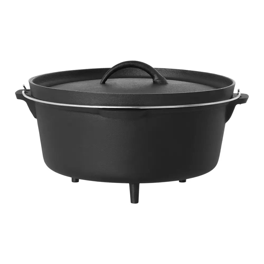 Jernkjele Gryte i Støpejern 37cm ø 10,75l + Ben