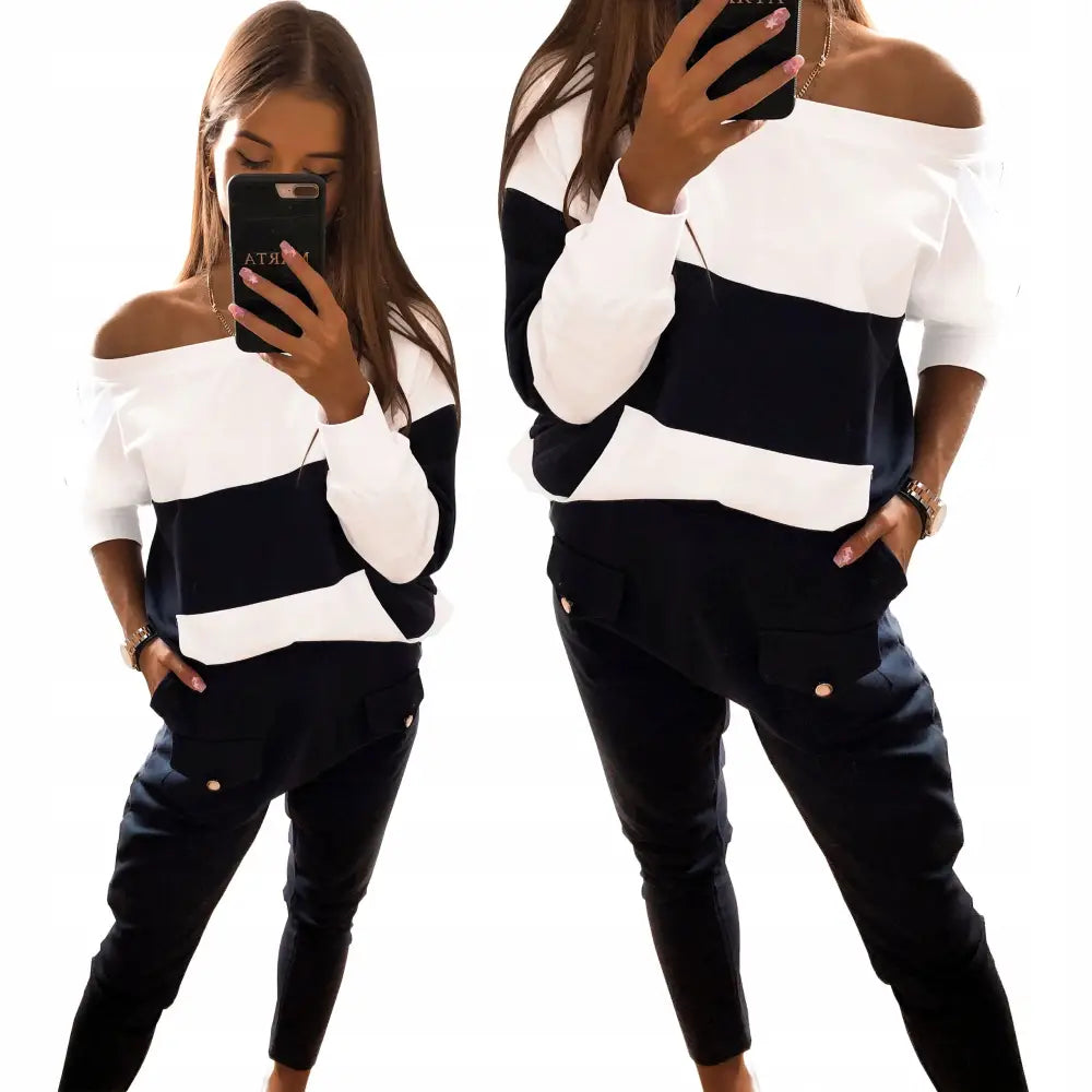 Joggedress med Innsats Hettegenser Bukser Farger