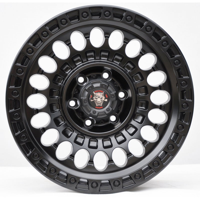 Felger 6x139,7 17x9J ET0 navhull 110,1 svart matt