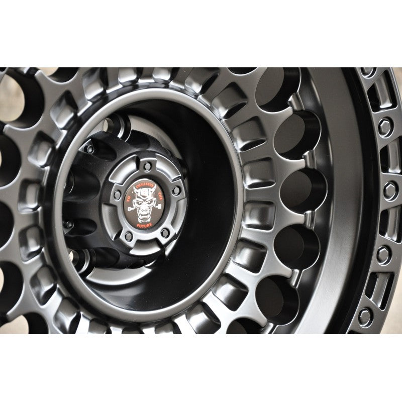 Felger 6x139,7 17x9J ET0 navhull 110,1 svart matt