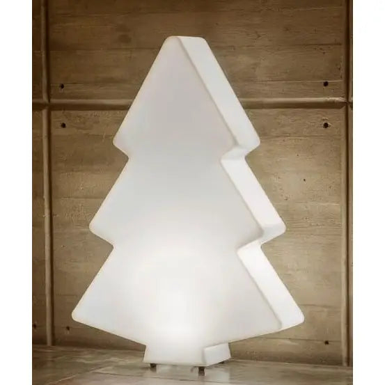 Juletre med Led-belysning l Kaldt Lys (hvit Innendørskabel med Bryter)