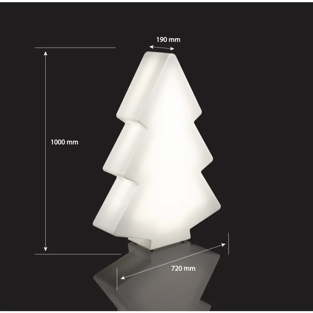 Juletre med Led-belysning m Varmt Lys (svart Kabel)