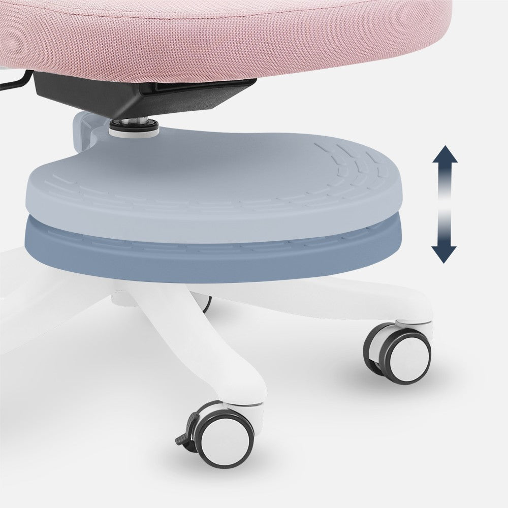Mark Adler Junior 5.3 rosa stol sett fra siden
