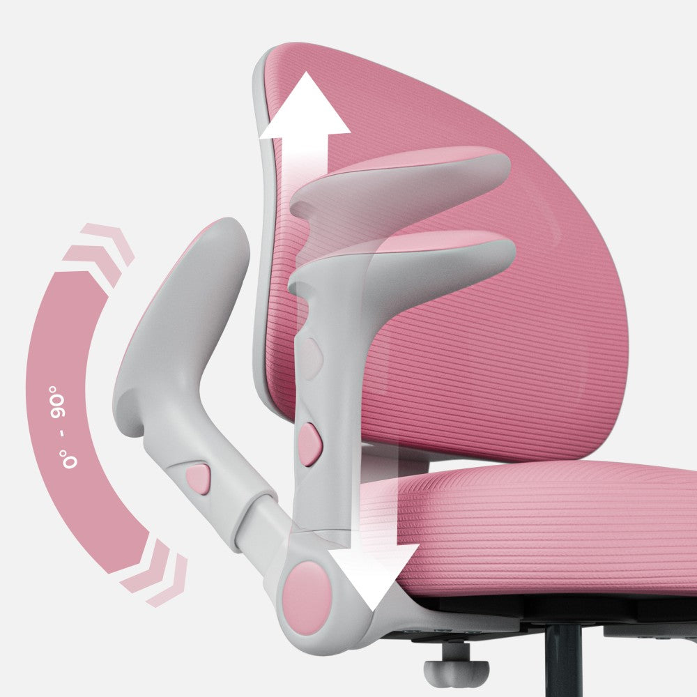 Mark Adler JUNIOR 5.0 rosa – ryggstøtte og polstring