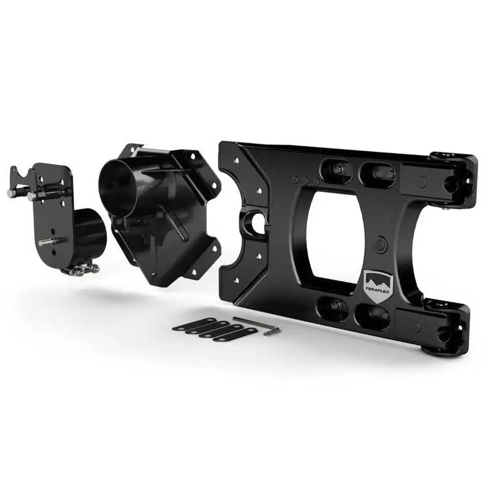 Justerbar Reservehjulmontering med Forsterkning av Bakluke og Heavy Duty Hengsler Teraflex Alpha - Jeep Wrangler Jk 4 d
