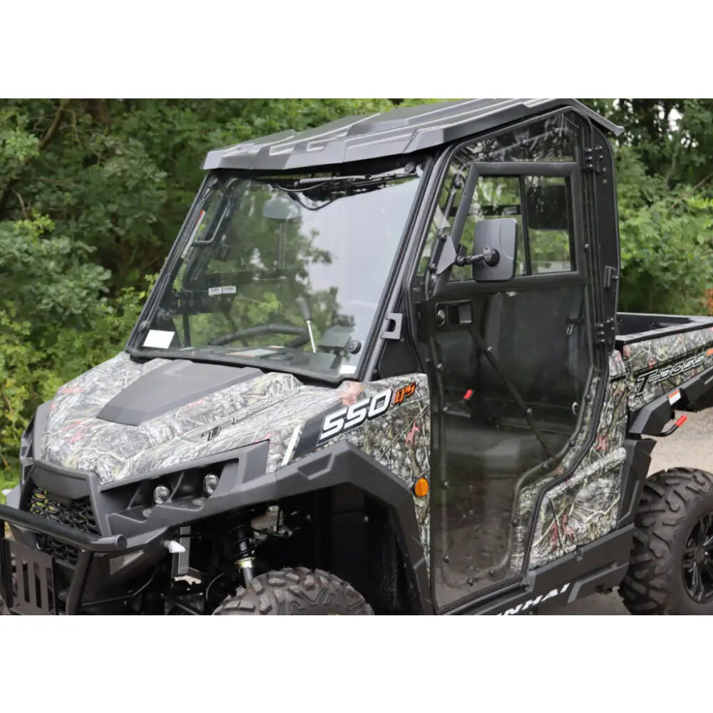 Kabin med Oppvarming til Linhai Utv 520/550/570 T-boss uten Tak (passer med Originalt Tak)