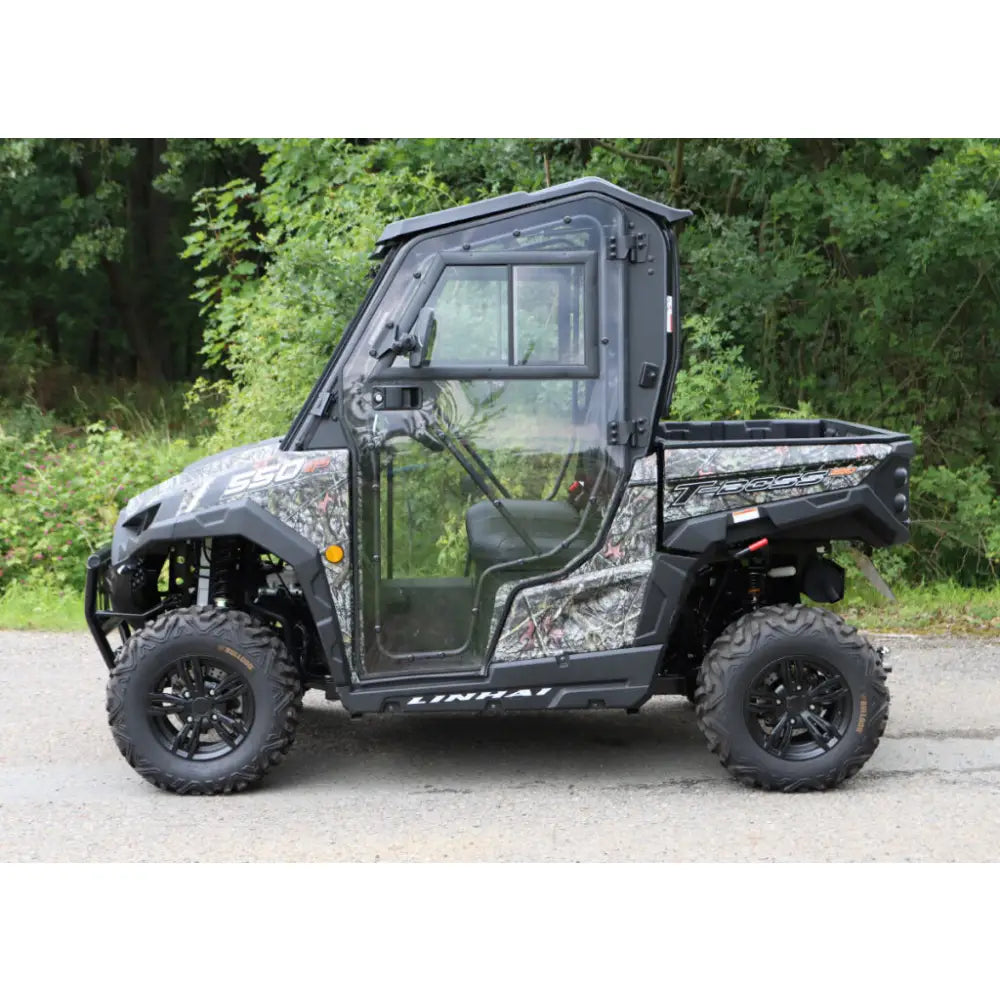 Kabin med Oppvarming til Linhai Utv 520/550/570 T-boss uten Tak (passer med Originalt Tak)