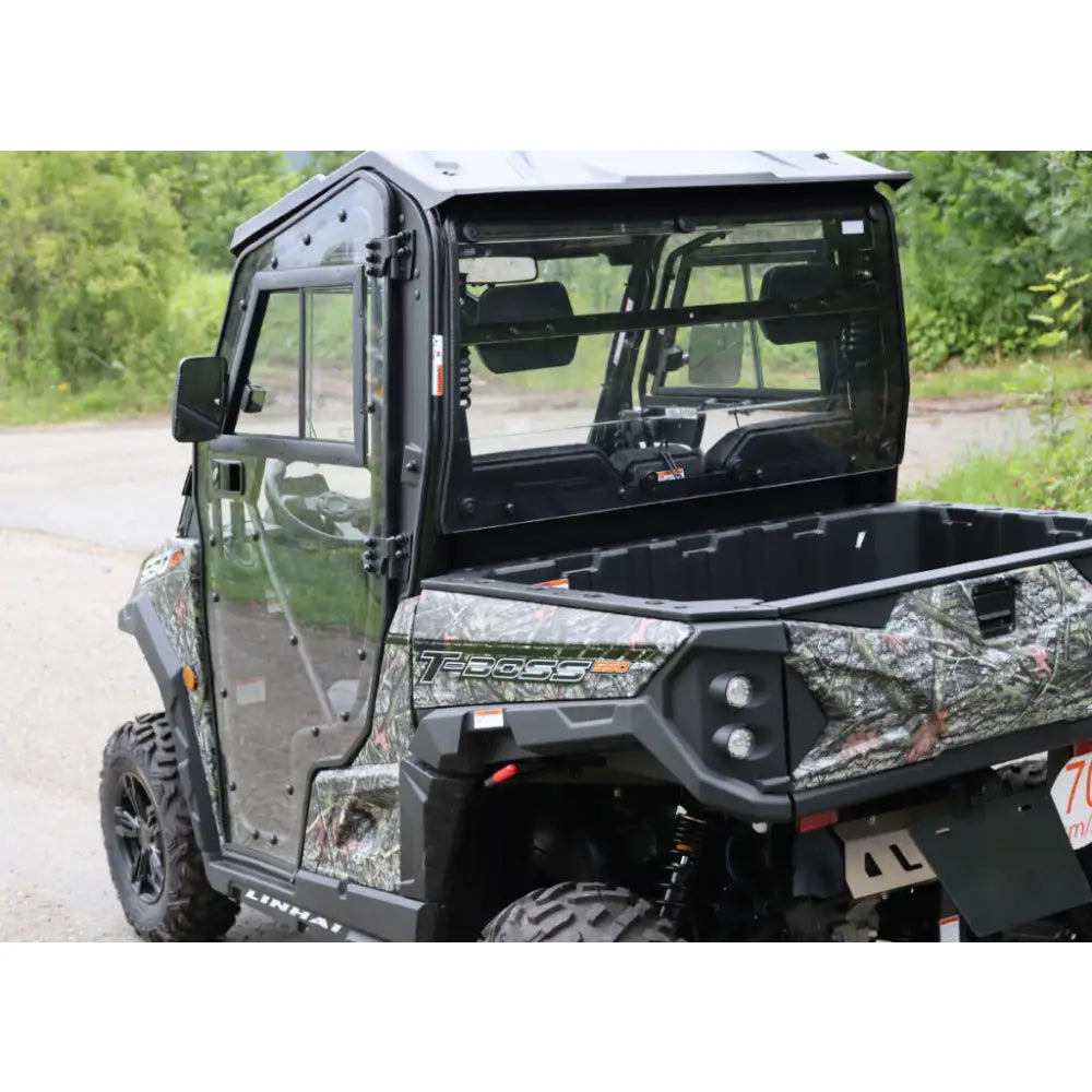 Kabin med Oppvarming til Linhai Utv 520/550/570 T-boss uten Tak (passer med Originalt Tak)