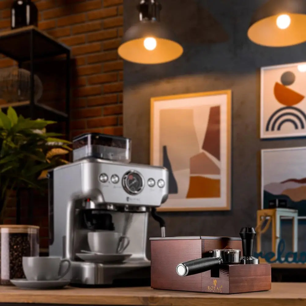 Kaffegrutbeholder med Trelokk Avviser og Skuff 3,1 l