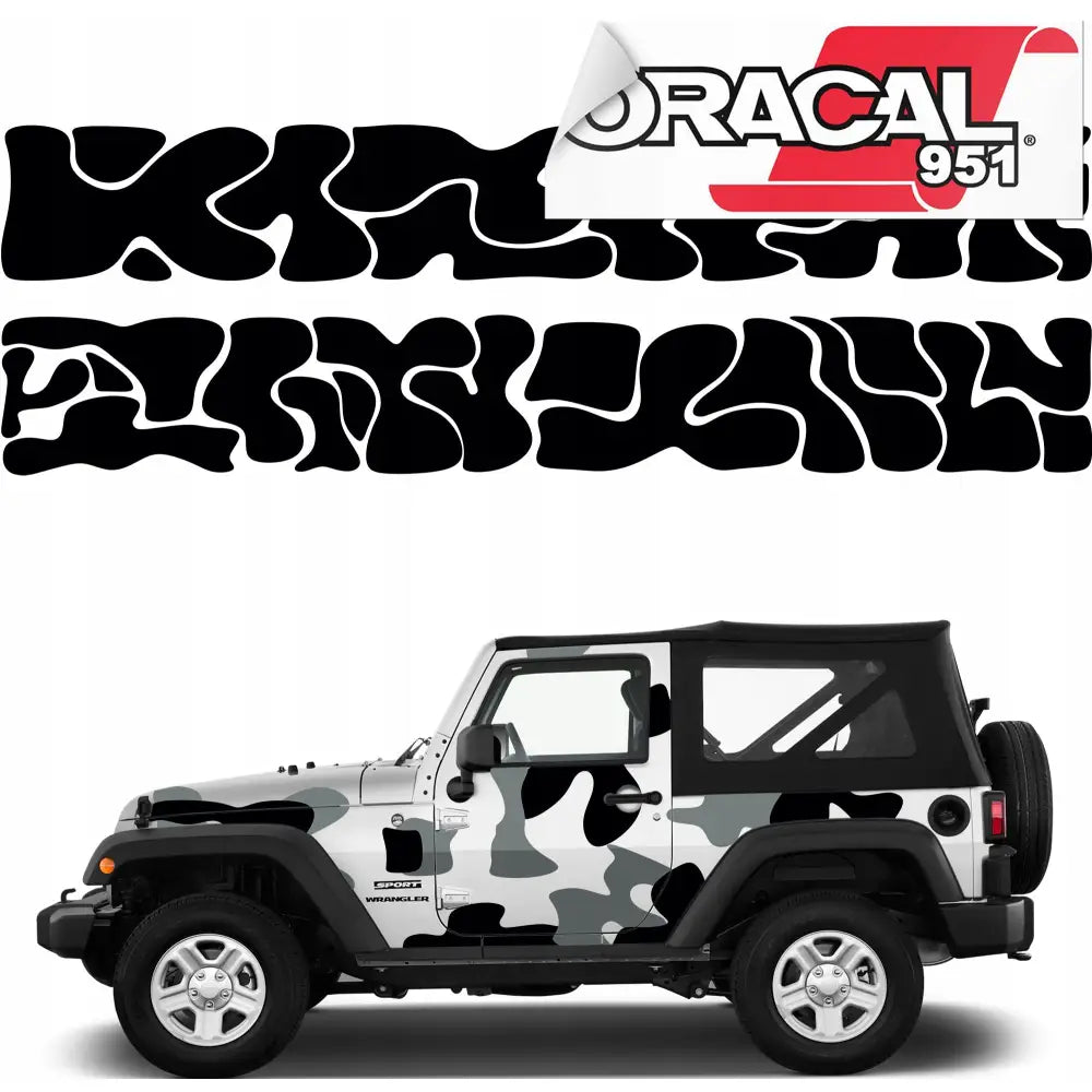 Kamuflasje Bilfolie Camo Moro 45x600cm Mg