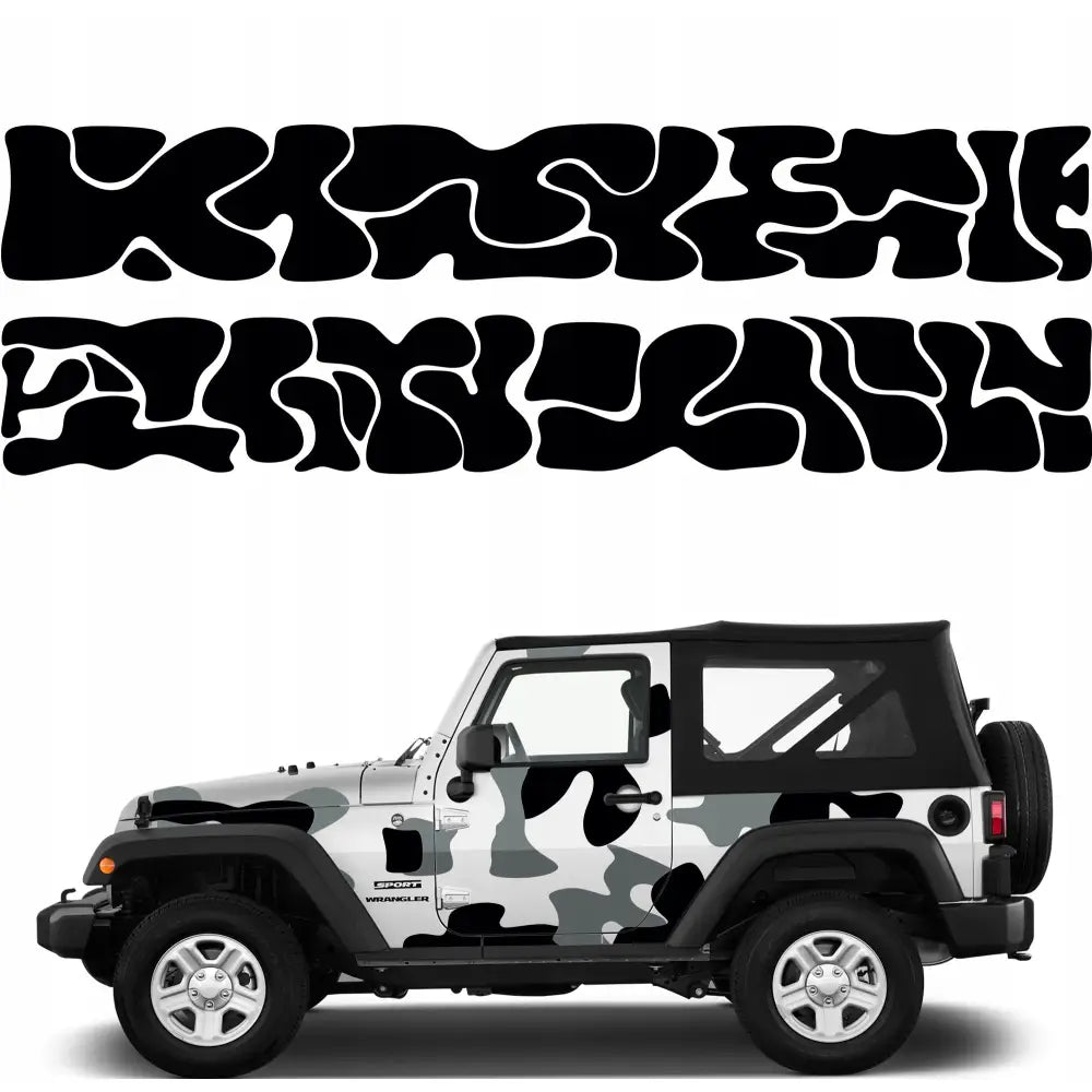 Kamuflasjefolie for Bil Camo Moro 45x600 Cm