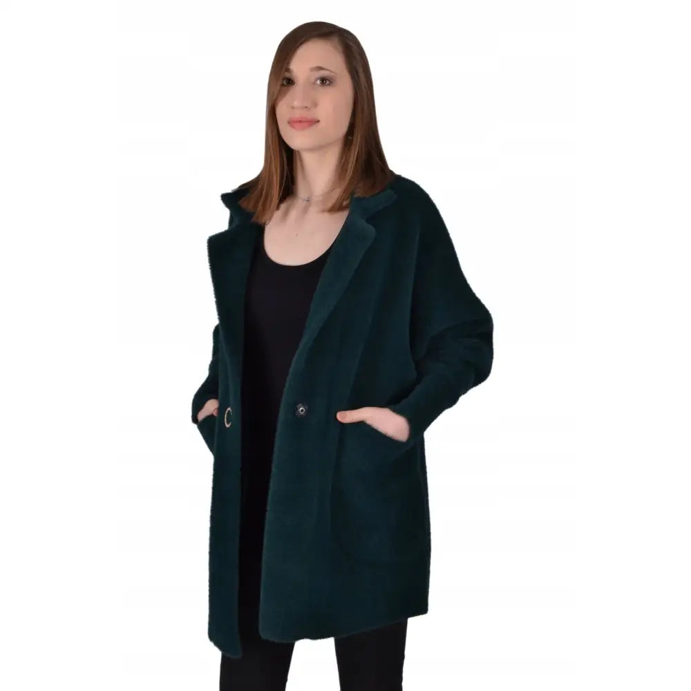 Kåpe Jakke Cardigan Alpakkaull Vår/høst