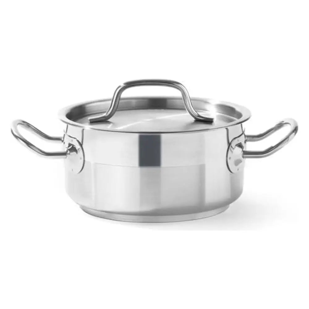 Kasserolle Profi Line med Lokk 4,8 l Diam. 240 x 105 h - Hendi 830406