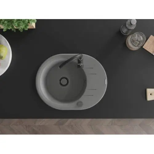 Kevin Kjøkkenvask 1 Kum 586x458 Mm Grå 6517581005-71-b