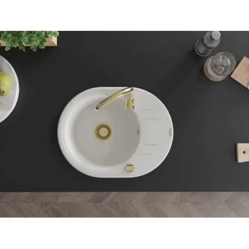 Kevin Kjøkkenvask 1 Kum 586x458 Mm Hvit - 6517581005-20-g