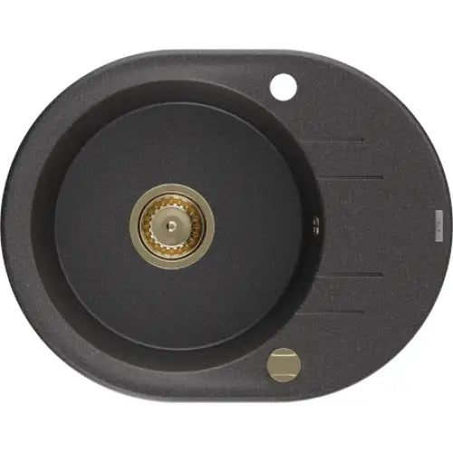 Kevin Kjøkkenvask 1 Kum 586x458 Mm Svart/grå - 6517581005-76-g