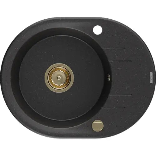 Kevin Kjøkkenvask 1 Kum 586x458 Mm Svart/sølv - 6517581005-73-g