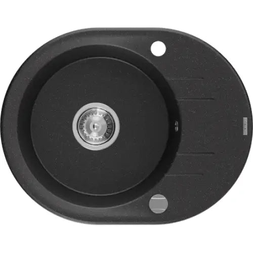 Kevin Kjøkkenvask 1 Kum 586x458 Mm Svart/sølv - 6517581005-73