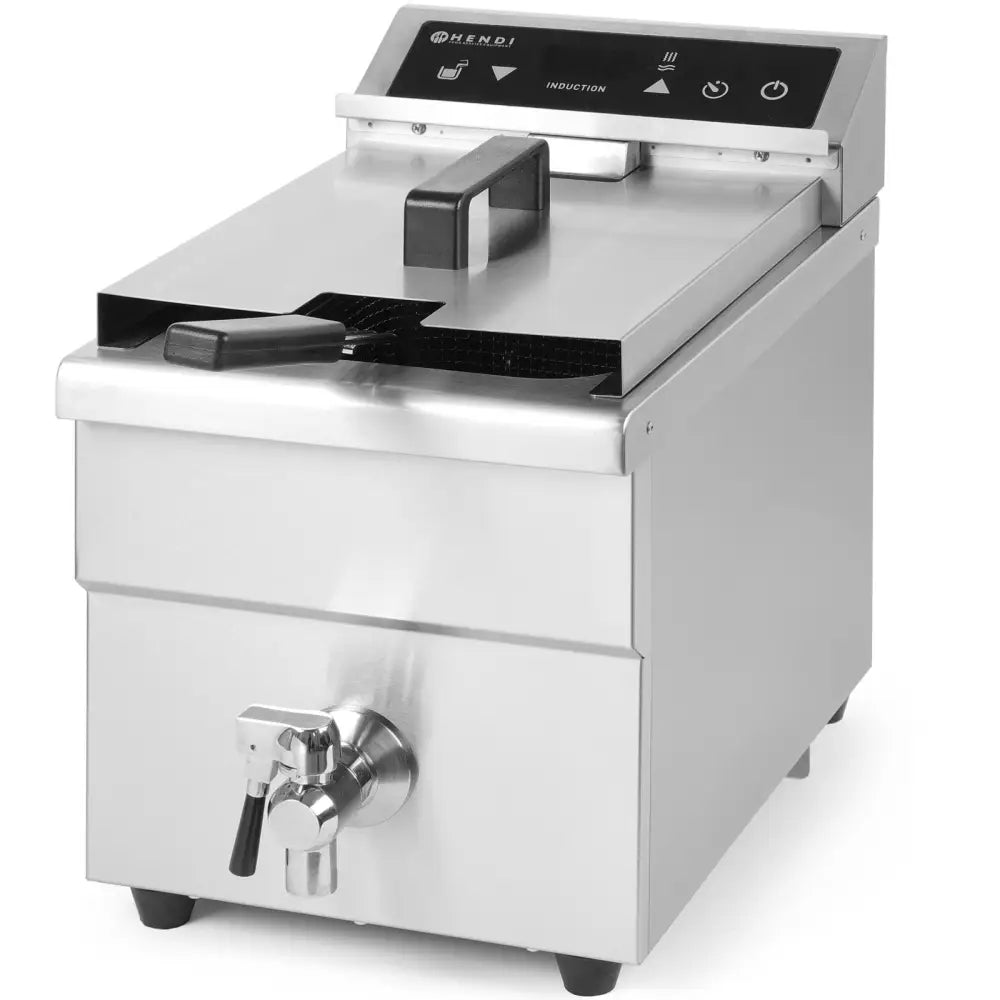 Kjøkken Line 8l Induksjon Fritertønne med Kran Hendi 215012