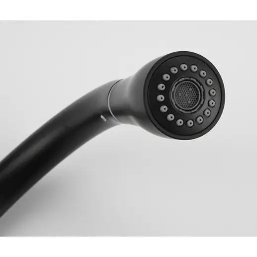 Kjøkkenbatteri med Fleksibel Tut Svart