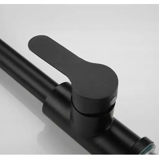 Kjøkkenbatteri med Fleksibel Tut Svart