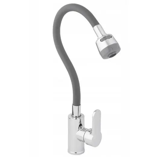 Kjøkkenbatteri med Stående Fleksibel Tut (kran)