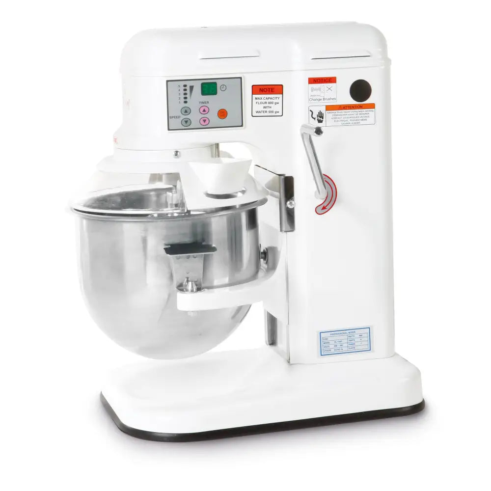 Kjøkkenmaskin Planetarisk Mikser med Timer 7l - Hendi 226261