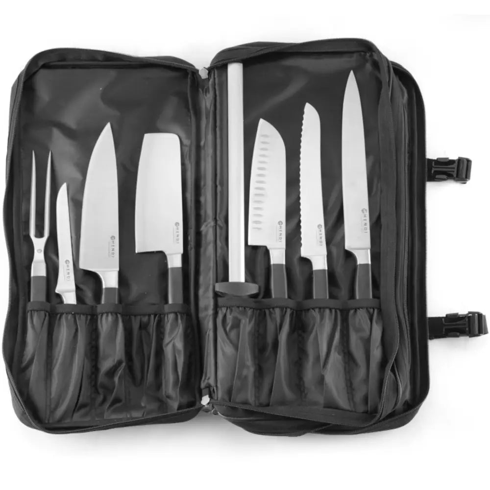Kjøkkensjefens Knivpose med 17 Lommer 500 x 120 x 225 Mm - Hendi 856390