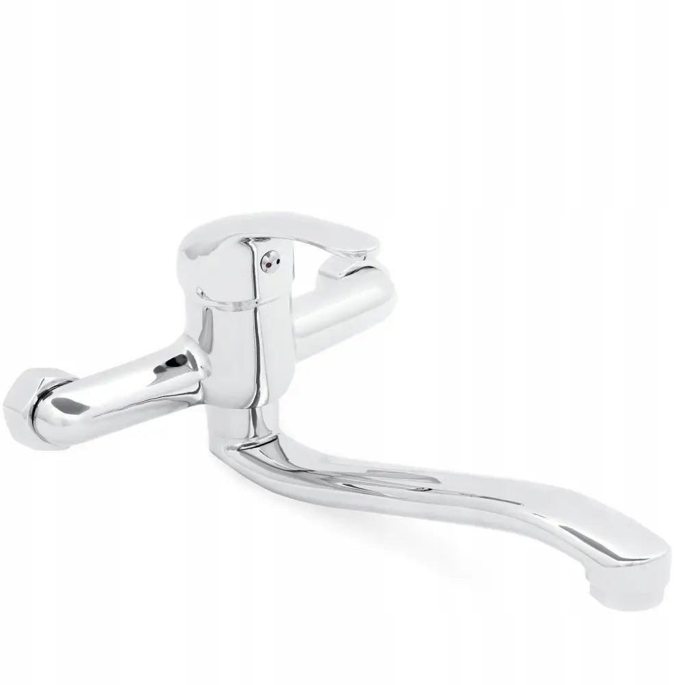 Kjøkkenvask Veggmontert Batteri Tappekran med Bevegelig Tut