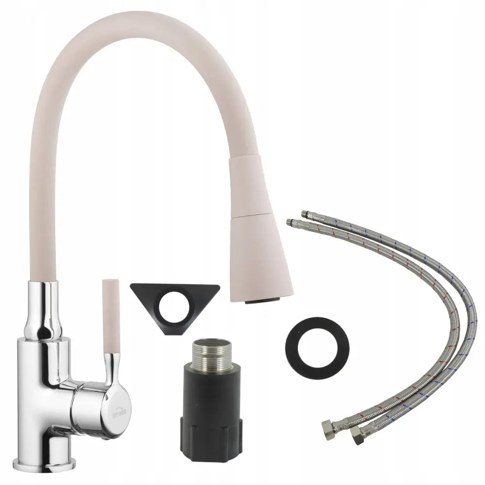 Kjøkkenvaskbatteri Pogo Beige Fleksibel 2f