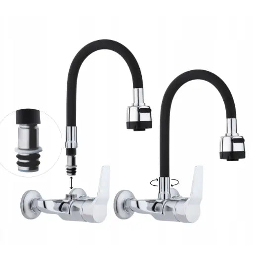 Kjøkkenvegg Batteri Fleksibel Tut Kran