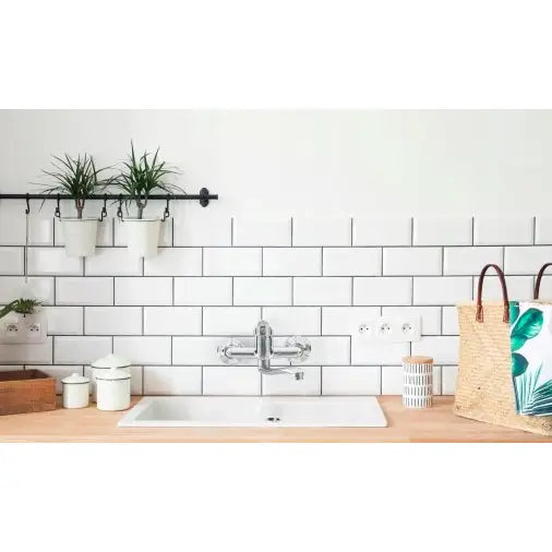 Kjøkkenvegg Batteri Kran Svingbar Tappekran