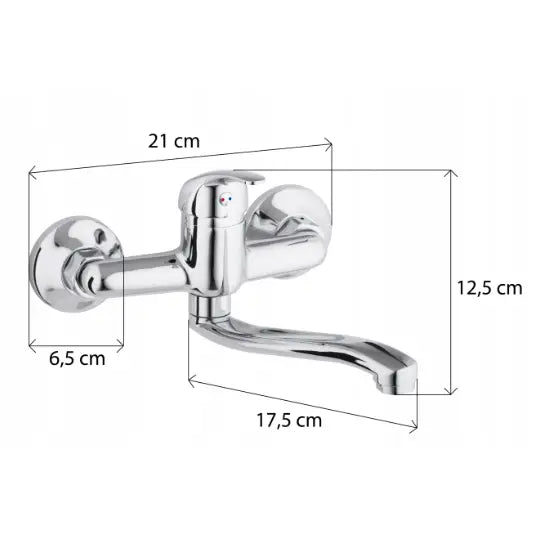 Kjøkkenvegg Batteri Kran Svingbar Tappekran