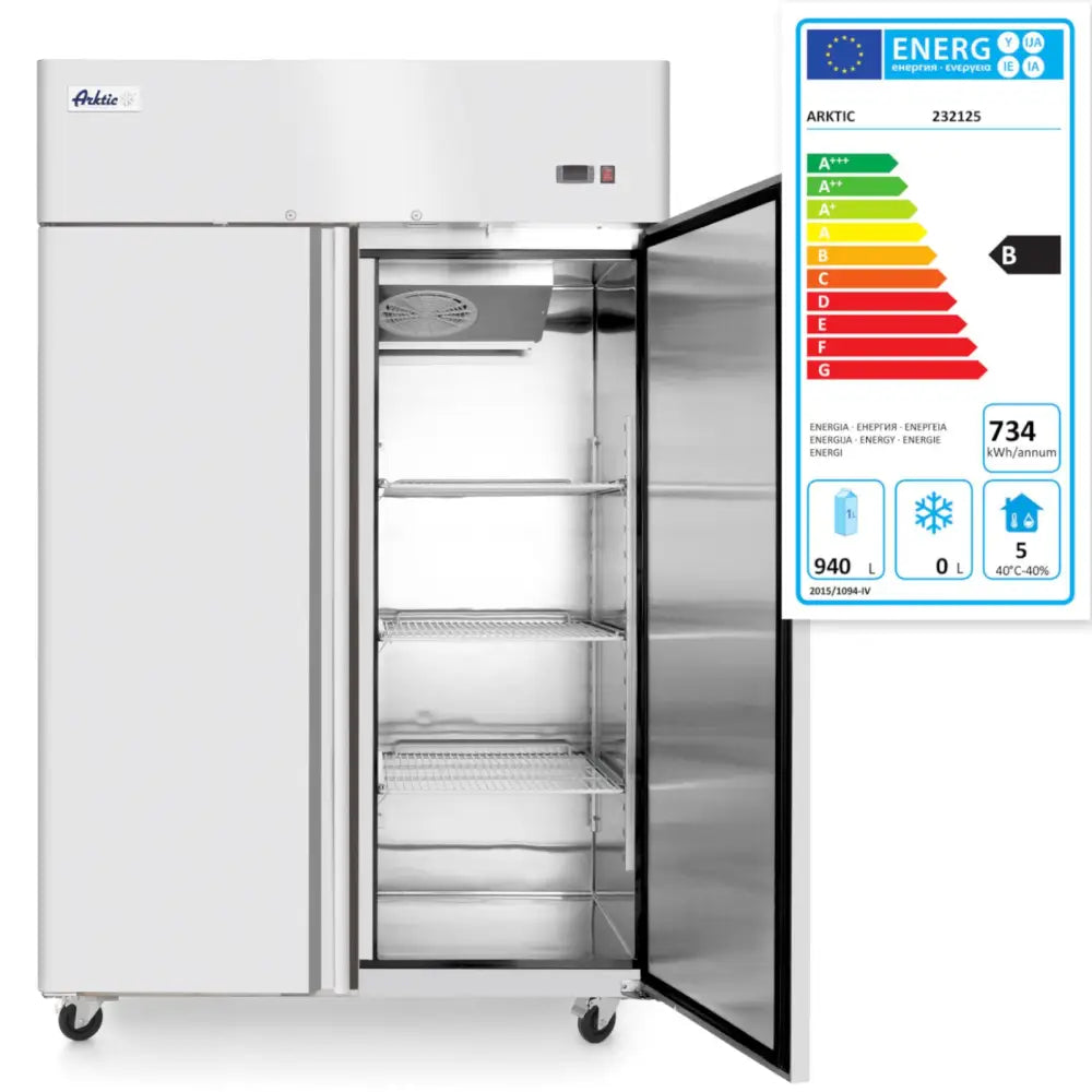 Kjøle-skap 2-dørs Profi Line Gn2/1 1300 l - Hendi 232125
