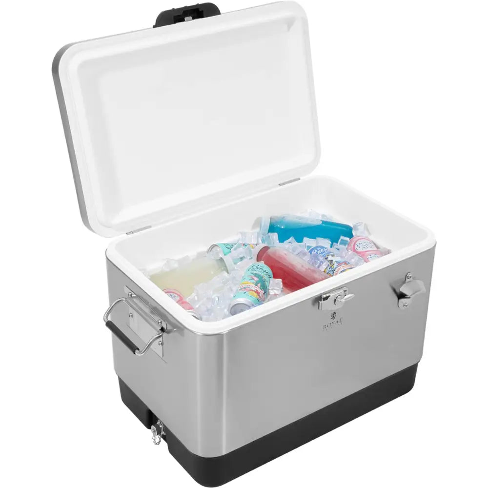 Kjøleboks og Barisbeholder med Is og Flaskeåpner 51 l