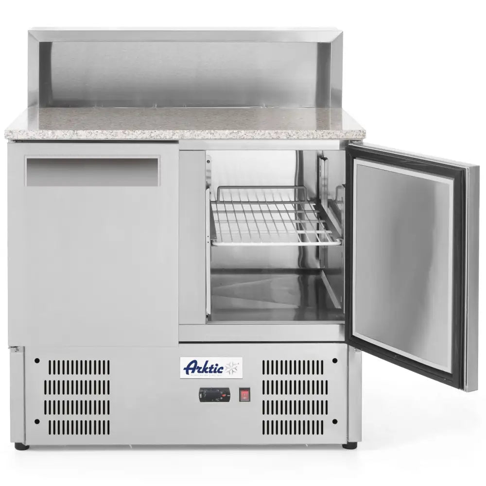 Kjølebord med 2 Dører og Granittplate 5x Gn1/6 247 l - Hendi 236208