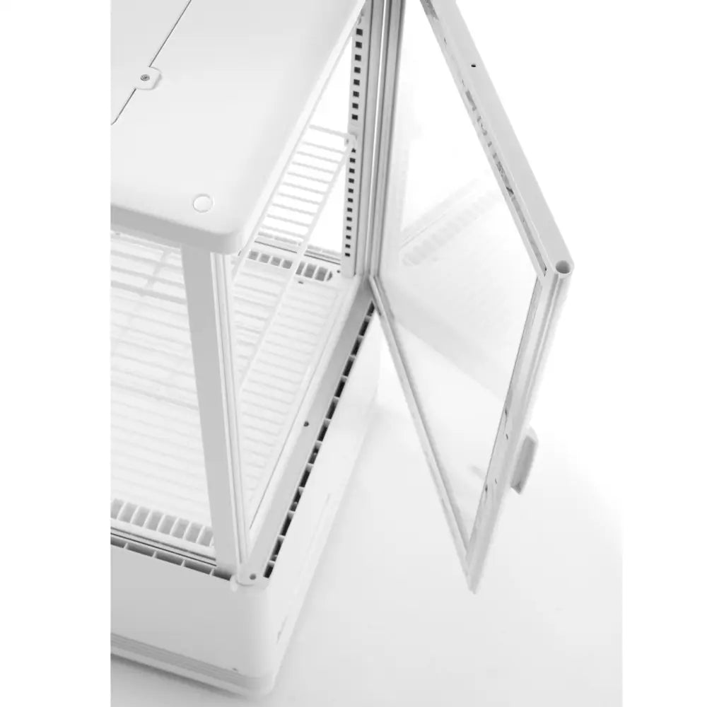 Kjøledisk Glassdisplay 58l 2 Hylle Hvit Arktic Hendi 233610