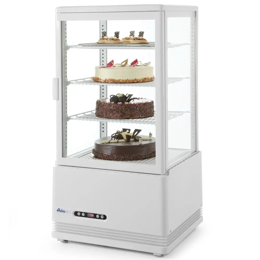 Kjølemontert Glassdisk 68l 3 Hyller Hvit Arktic Hendi 233634