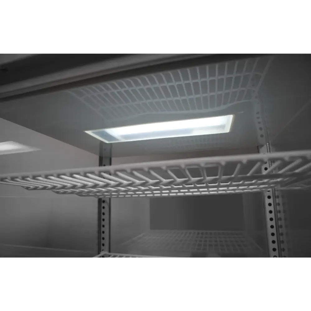 Kjølemontert Konditorfag Ståhjul 5 Hyller 280l Led - Svart