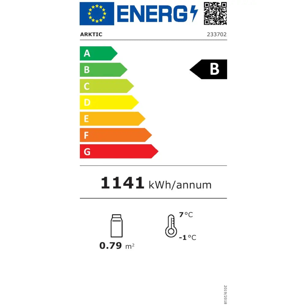 Kjølerom for Eksponerende Innstilling 120l 2 Hyller Arktic Hendi 233702