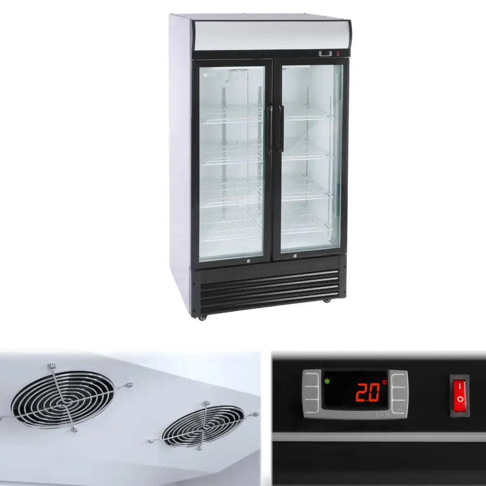 Kjølerom Kjøleskap Glassdør for Drikkevarer 2-8c 630l