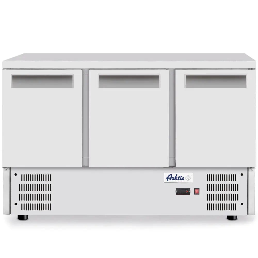 Kjølerom med 3 Dører og Rustfri Benkeplate 368 l - Hendi 236147