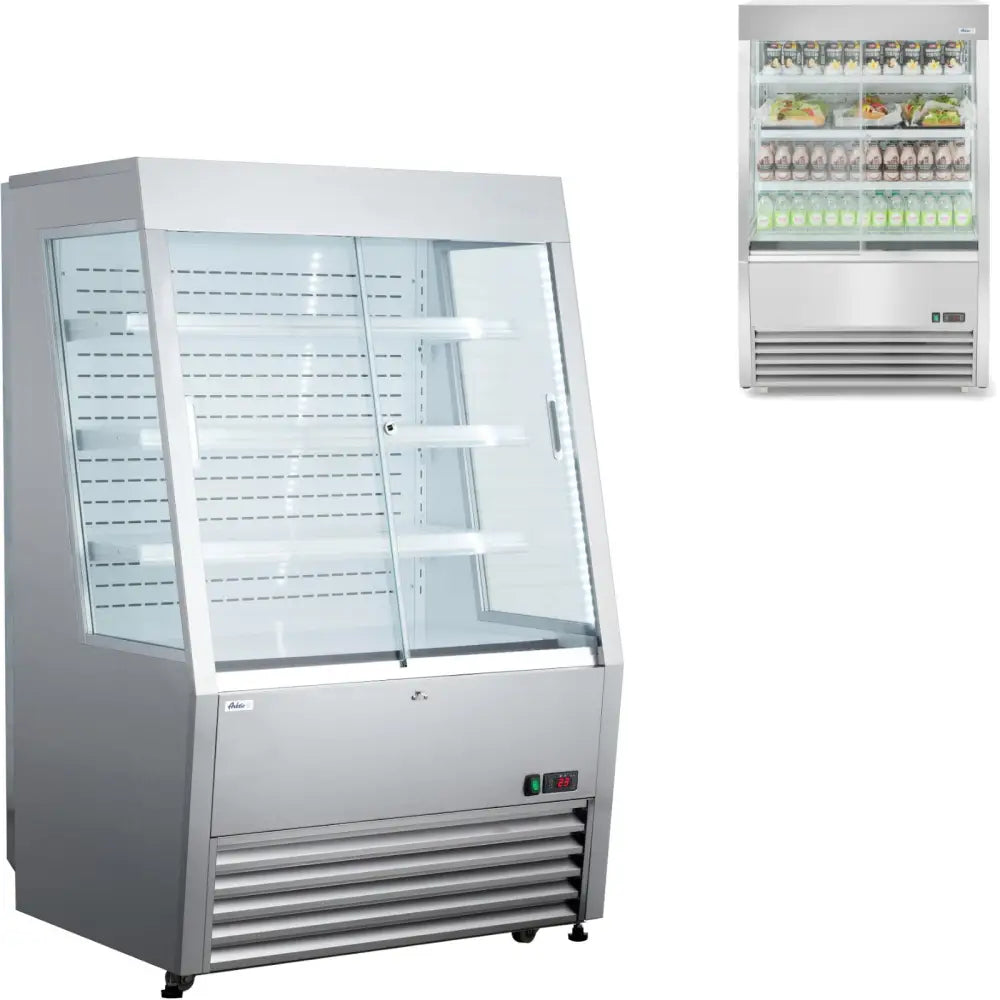 Kjøleromsdisplay for Konditorivarer Veggmontert 3 Hyller Led 320l