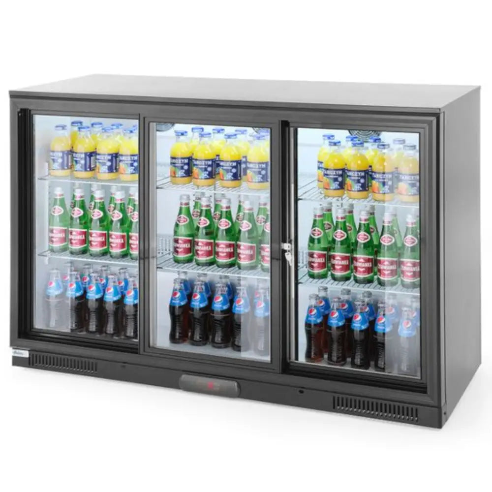 Kjøleskap Bar Kjøler 3-dørs 6 Hyller 300 w 303 l - Hendi 235836